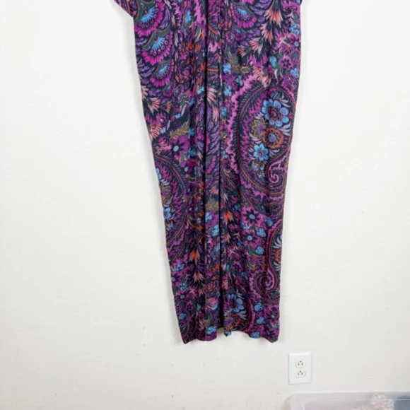 Peruvian Connection Paisley Thebes Maxi Dress Size Small - Picture 3 of 7